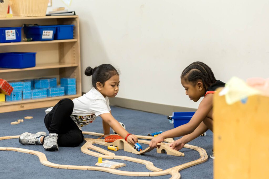 Children playing at KenCrest's Adams Early Learning Center. // Photo by Rae Hearts Design & Photography