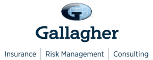 Logo of Gallagher featuring the name "Gallagher" and the words "Insurance," "Risk Management," and "Consulting" below it.